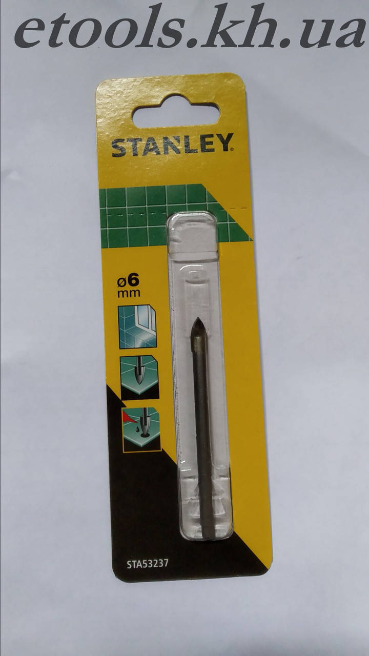 

Сверло по стеклу, плитке перьевое 6x58 мм Stanley STA53237-QZ