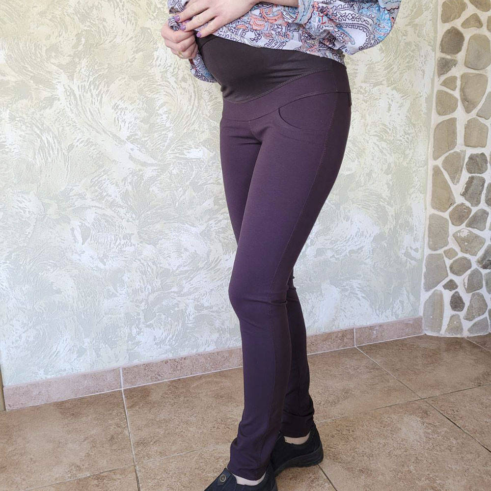 

Штаны для беременных, Турецкий трикотаж (коричневые)