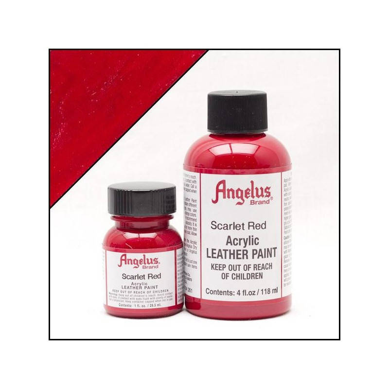 

Краска для кожи Angelus Scarlet red (алый красный) 50 мл