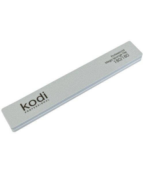 

Баф для ногтей Kodi прямоугольный 180/180 грит, серый