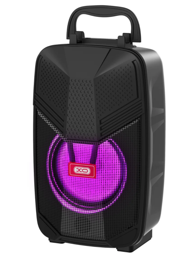 

Портативная беспроводная Bluetooth колонка с подсветкой XO-F29 |AUX, SD-card, Bluetooth, USB, FM| Черный