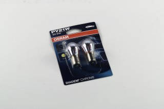 

Лампа накаливания PY21W 12V 21W BAU15s DIADEM Chrome (2шт blister) (пр-во OSRAM), арт.7507DC-02B