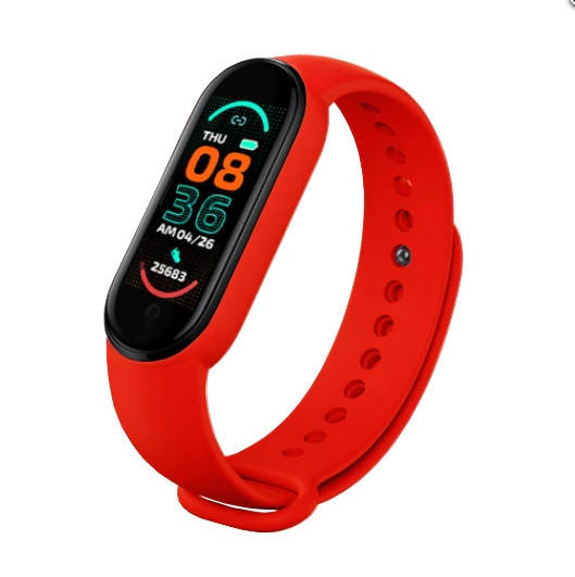 

Фитнес браслет М6 Xiaomi Mi Smart Band 6 Красный