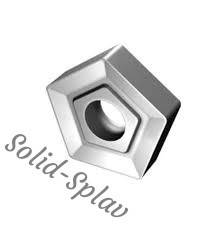 

PNUM 10114-110408 Т15К6 (H10) Пластина сменная пятигранная твердосплавная