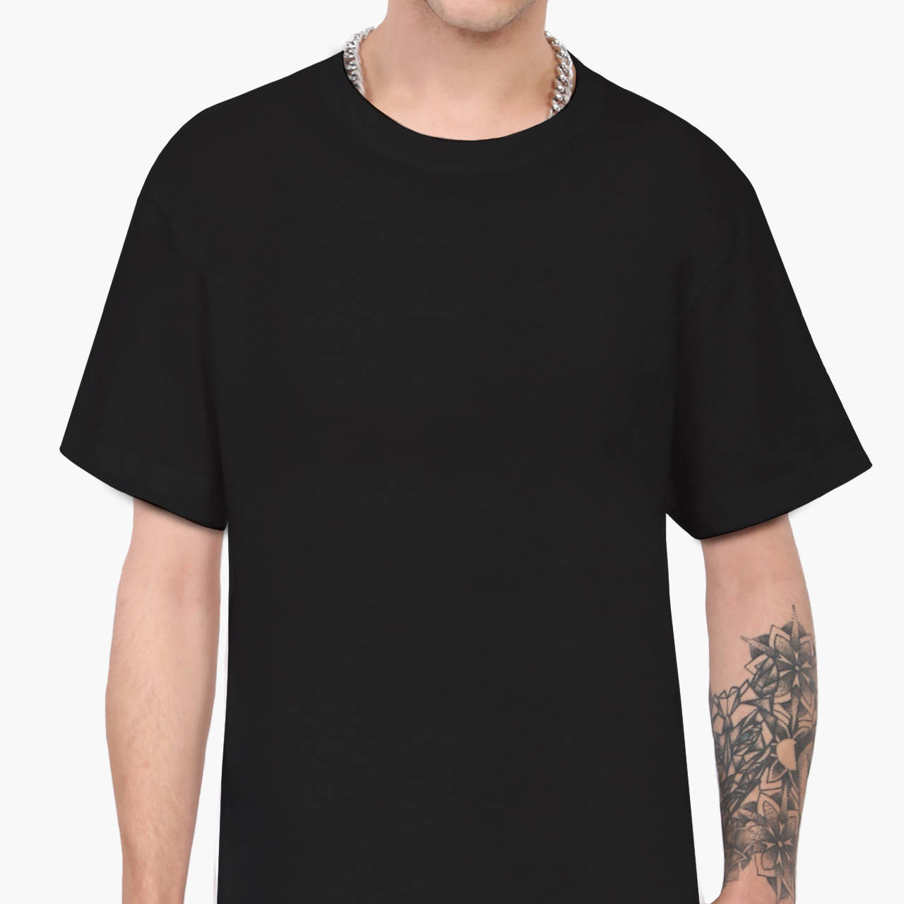 

Футболка мужская Без принта (No print) Черный (9223-1094-5) XL