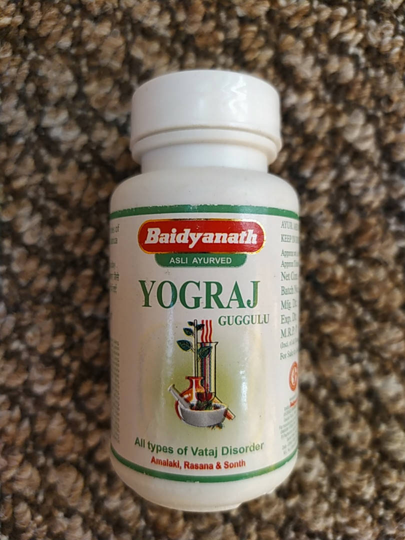

Йогорадж Гуггул Байдьянатх, Yograj Guggulu Baidyanath, 120 таблеток/375 мг
