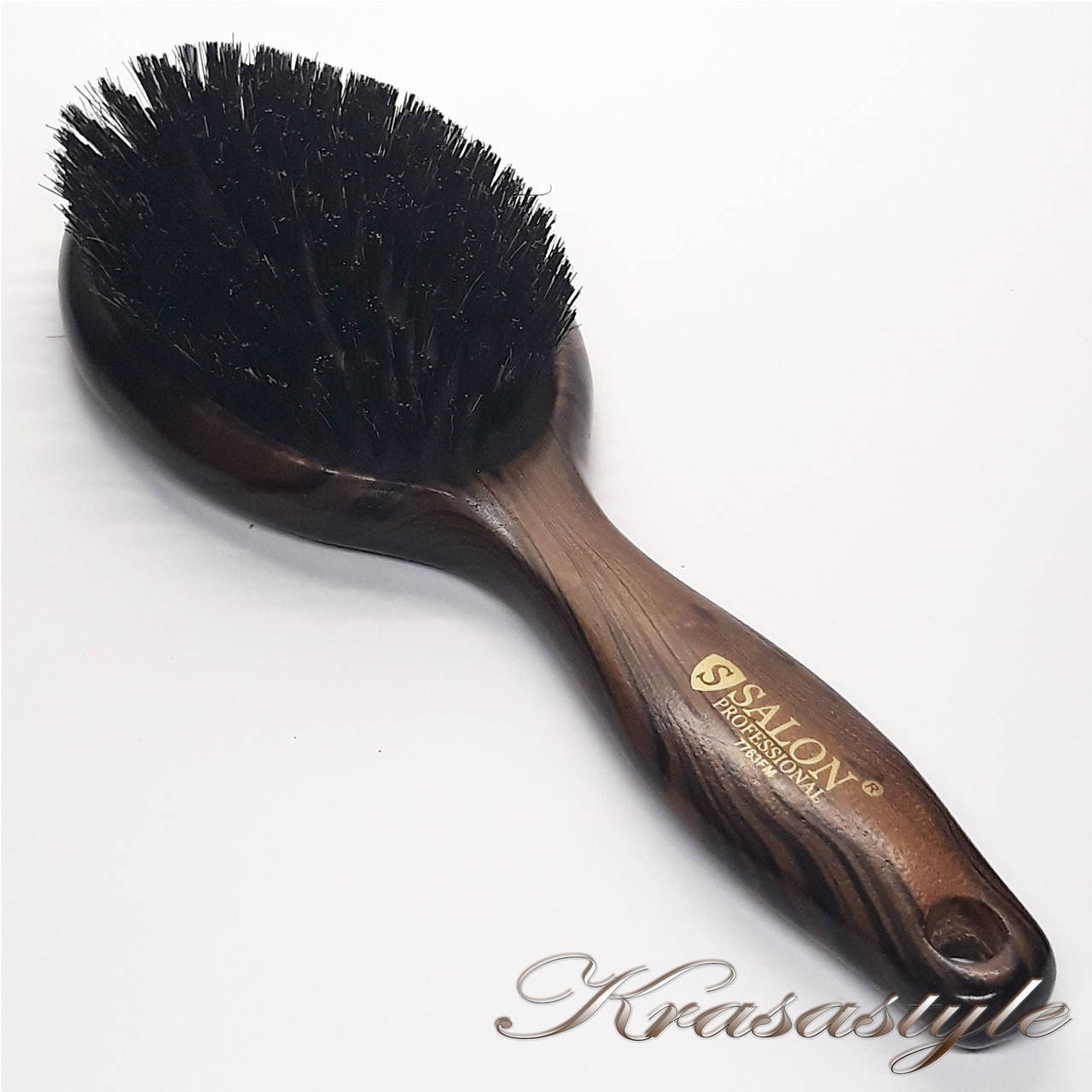 

Массажная щётка SALON Professional деревянная с натуральной щетиной, artistic.