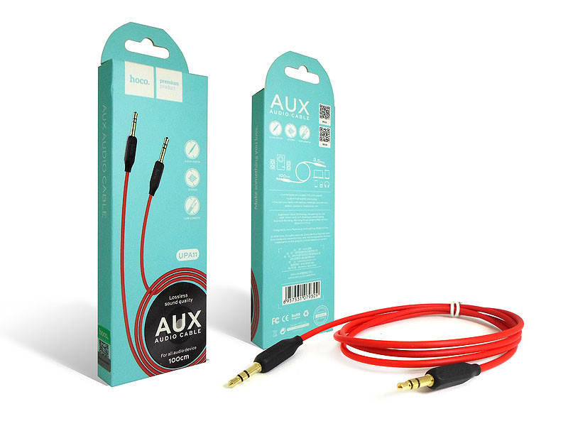 

Кабель AUX jack 3,5мм прямой-прямой Hoco (уп. 30шт) UPA11 300шт 8147
