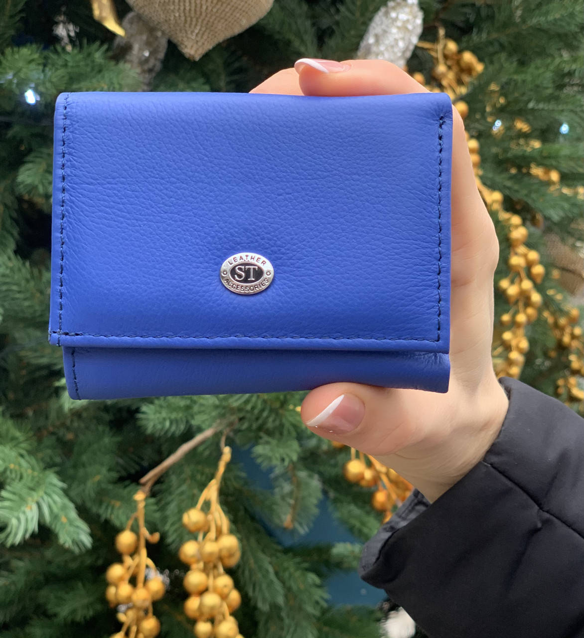 

Кошелек женский кожаный ST 440 Light Blue, цвета в ассортименте, Синий