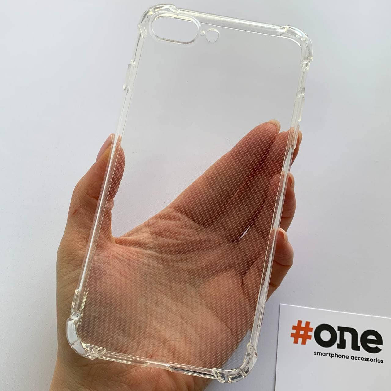 

Чехол для iPhone 8 Plus противоударный с бронь углами накладка чехол на айфон 8 плюс прозрачный
