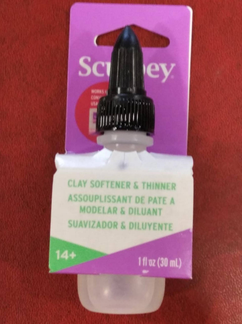 

Размягчитель для полимерной глины Sculpey clay softener, 30 мл