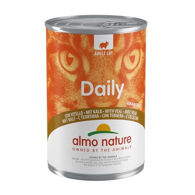

Almo Nature (Альмо Натюр) Полнорационный консервированный корм с телятиной для взрослых кошек (400 гр.)