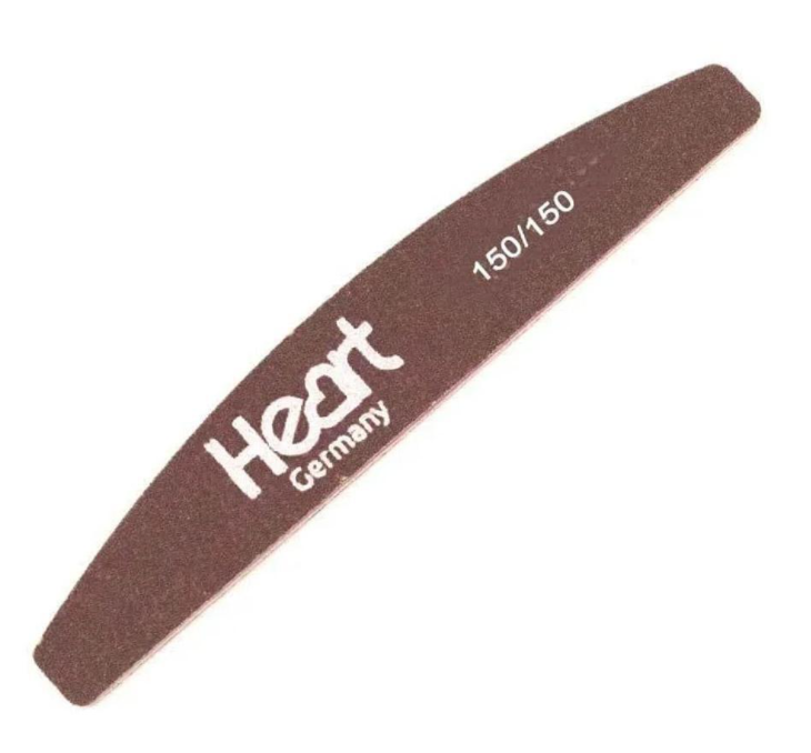 

Heart Пилка для ногтей Half brown 150/150