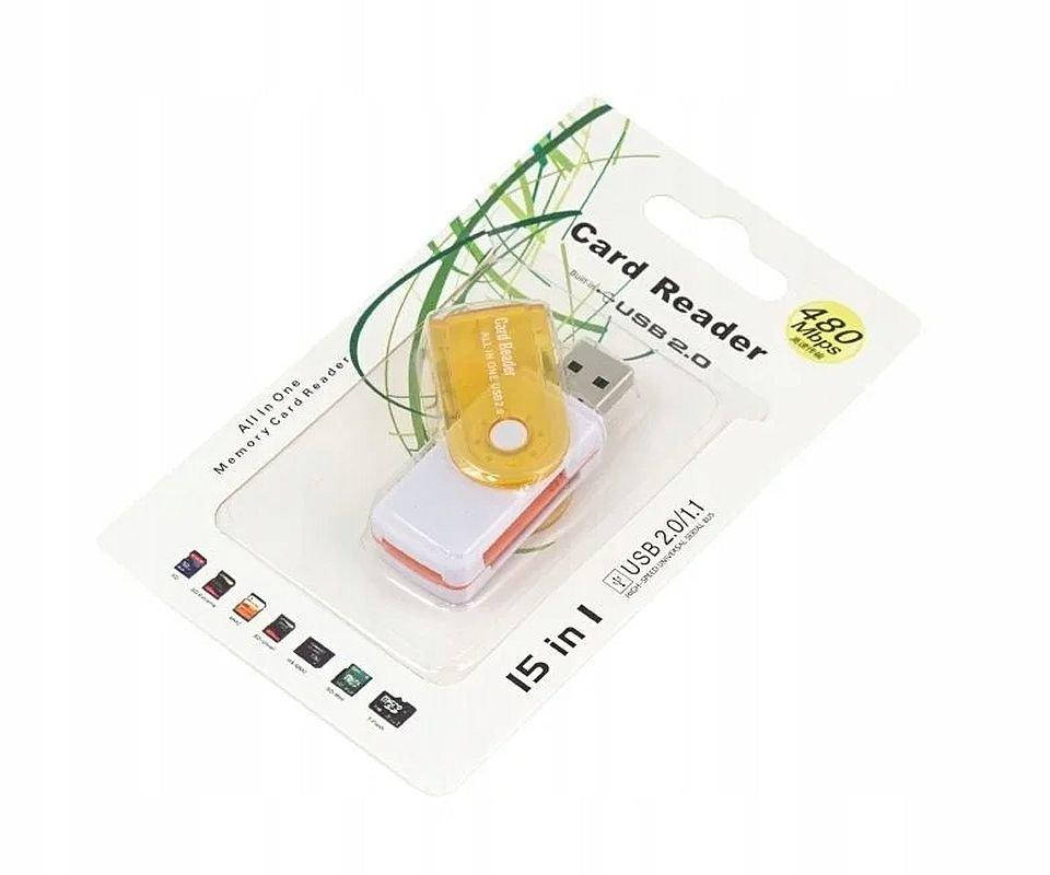 

Usb кардридер microSD, miniSD, Sd, Ms - всё в одном