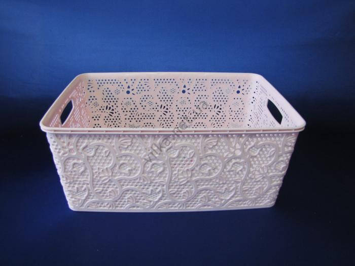 

Корзинка Ажурная прямоугольная 17л, 40,7cm x 26cm., h 17cm