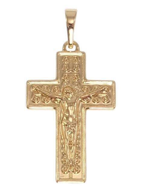 

Кулон Xuping Позолота 18K "Декоративный Крест с Распятием"