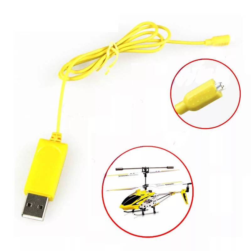 

Зарядный USB кабель для вертолета Syma S105 S107 Желтый
