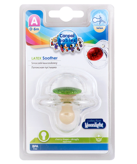

Пустышка Canpol латексная 0-6 мес. Лунный свет 22/616