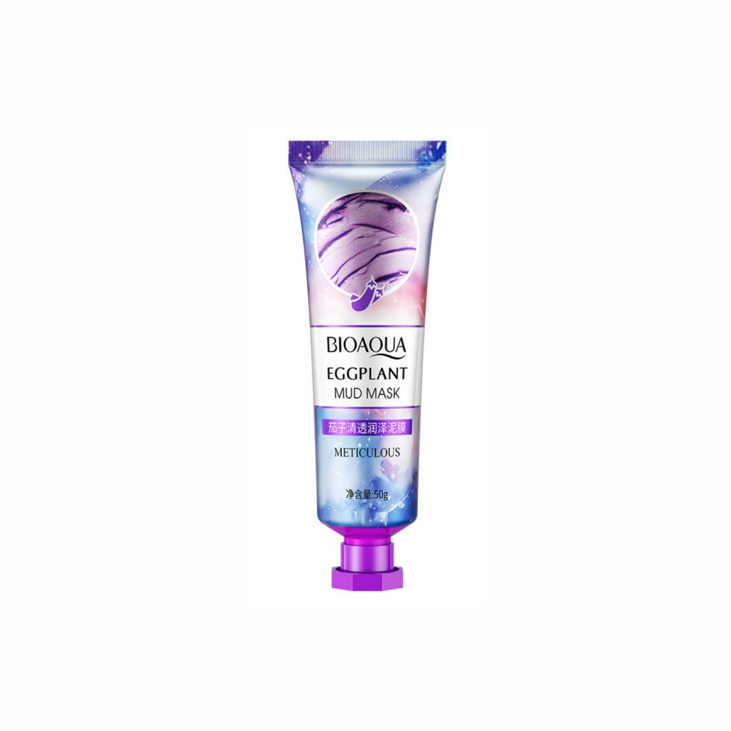 

Очищающая маска для лица с баклажаном Bioaqua Eggplant Mud Mask