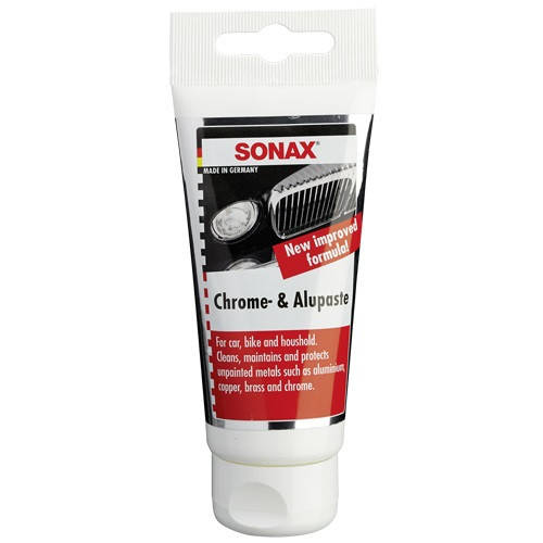 

Полироль для хрома, алюминия, латуни SONAX Chrome & Alupaste 75 мл (308000)