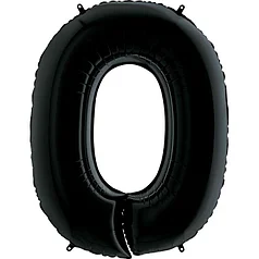 

Фольгированная цифра Grabo 40" (100 см) 0 черный