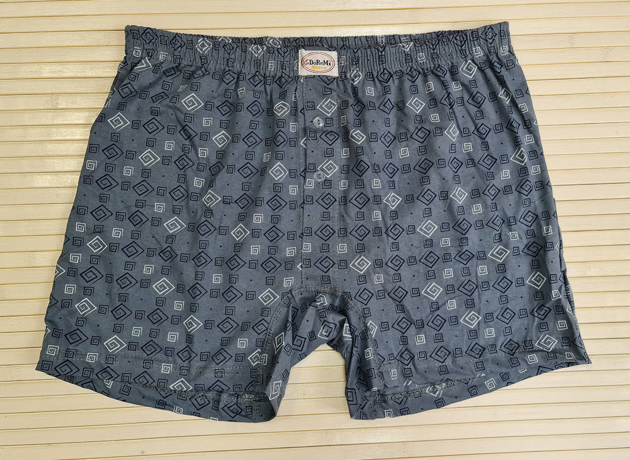 

Боксерки мужские семейные хлопковые DoReMi трусы мужские размер 4ХL, Серый