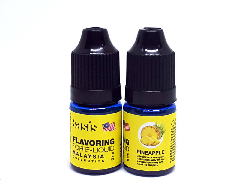 

Ароматизатор Basis Malaysia Collection:Pineapple (Ананас) 5мл.