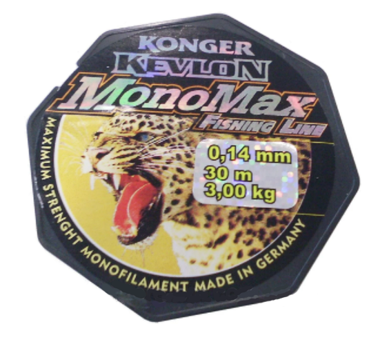 

Волосінь KONGER MONOMAX 30м (колір - світло-блакитний) 0.12