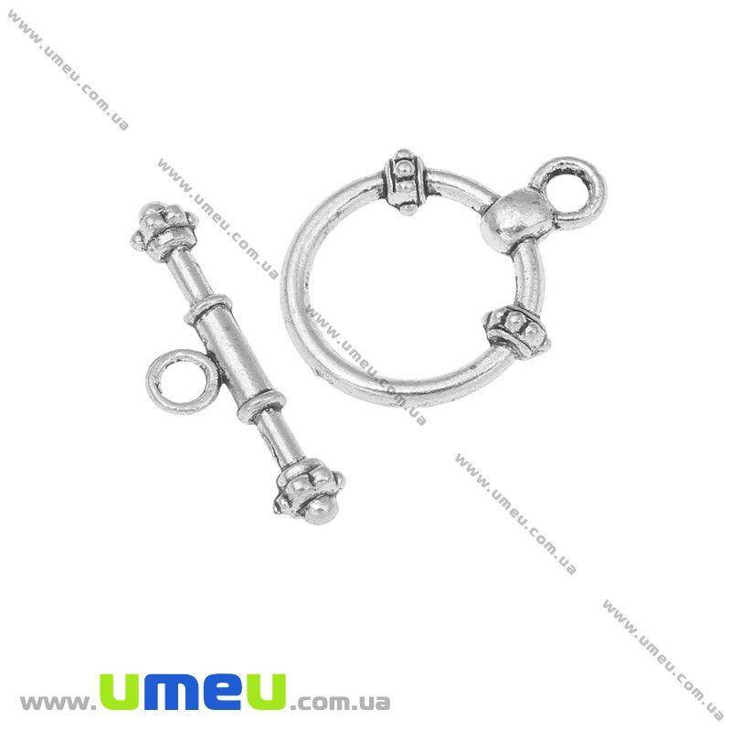 

Тогл, Античное серебро, 25х19 мм, 1 шт (ZAM-018677)