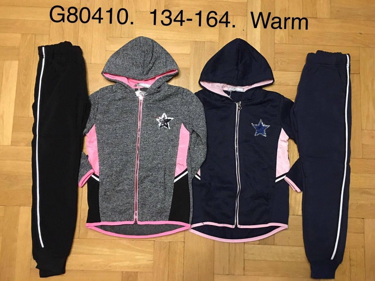 

Спортивный костюм двойка с начесом для девочек Grace 134-152 p.p.