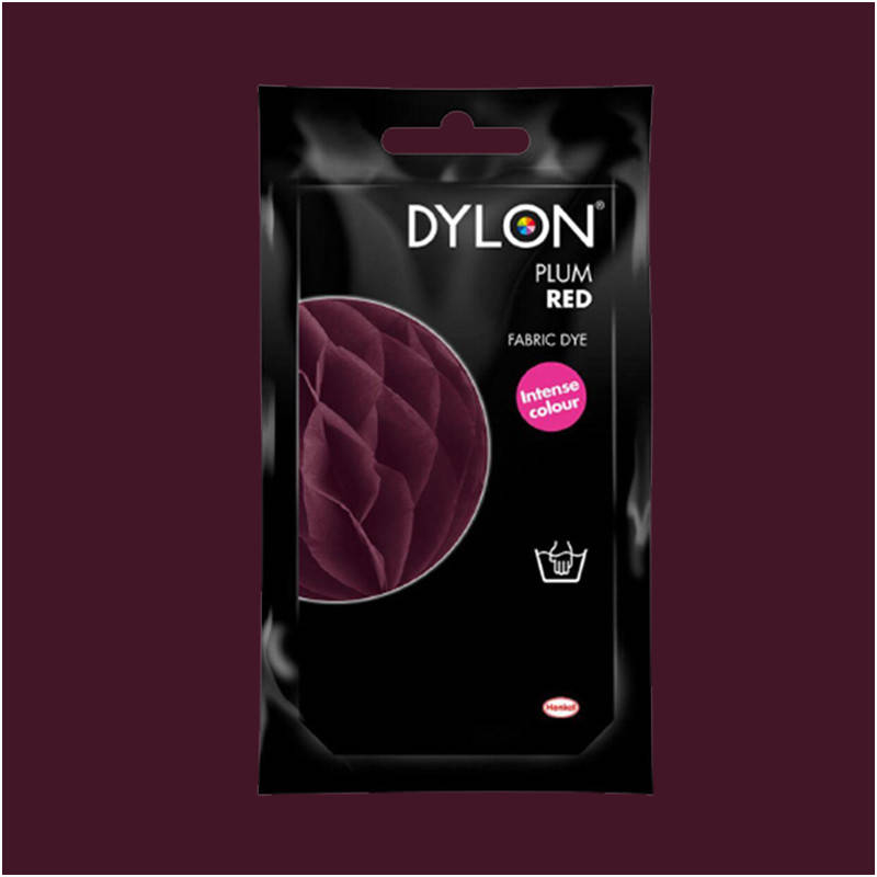 

Краска для окрашивания ткани вручную DYLON Hand Use Plum Red, Красный