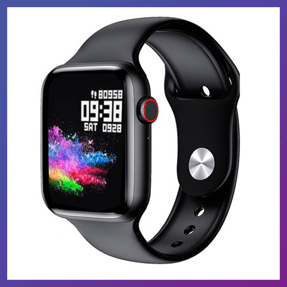 

Смарт часы Фитнес браслет трэккер Smart Watch T89 влагозащита пульсометром тонометром черные + Подарок