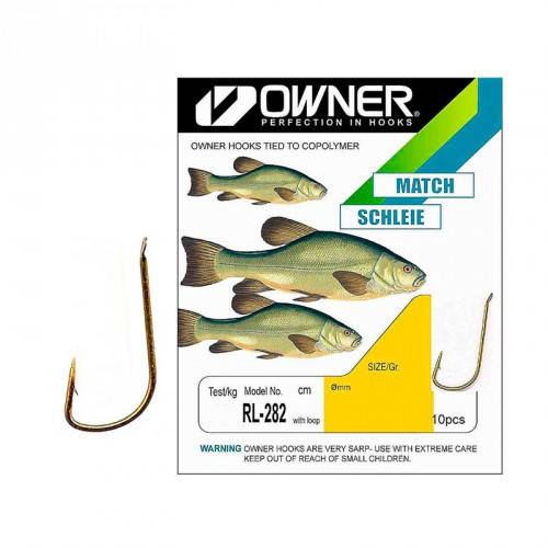 

Крючки с поводком Owner RL-282 №14 (10шт)