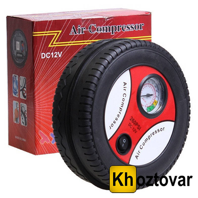 

Автомобильный насос компрессор Air Compressor DC-12V