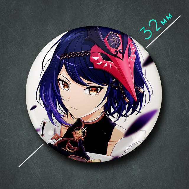 

"Кудзё Сара (Геншин / Genshin)" значок круглый на булавке Ø32 мм