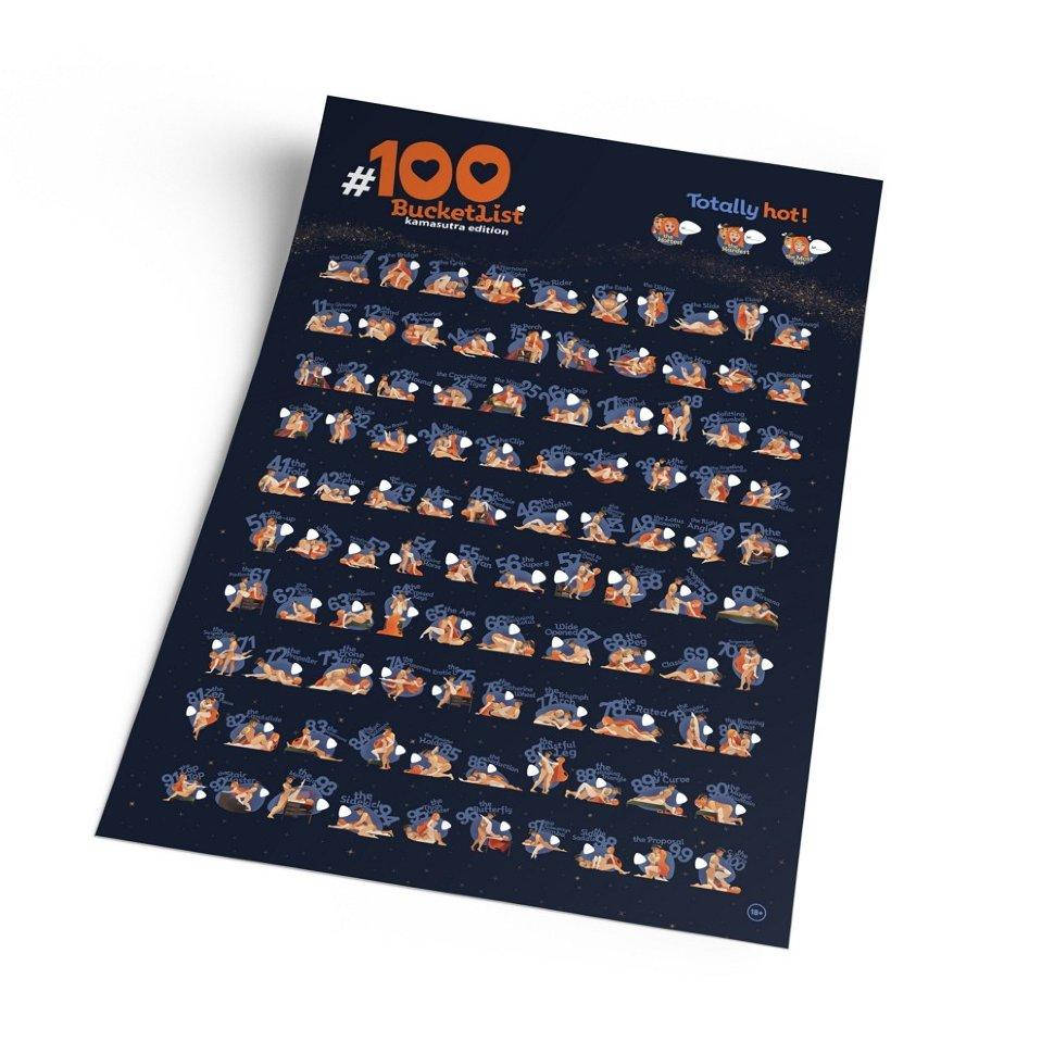 

Скретч карта “#100 BUCKETLIST Kamasutra Edition”