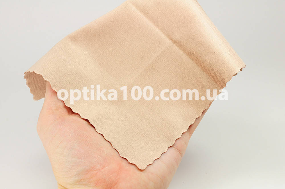 

Пудровая (нюдовая) салфетка микрофибра для очков, оптики, экранов. Премиальное качество