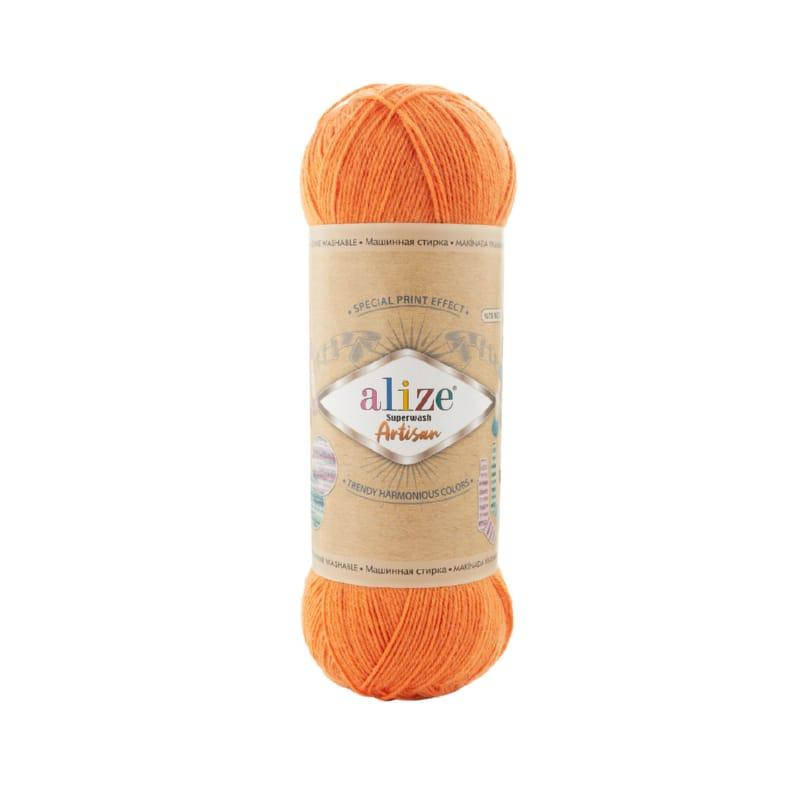 

Alize Superwash Artisan - 336 оранжевый