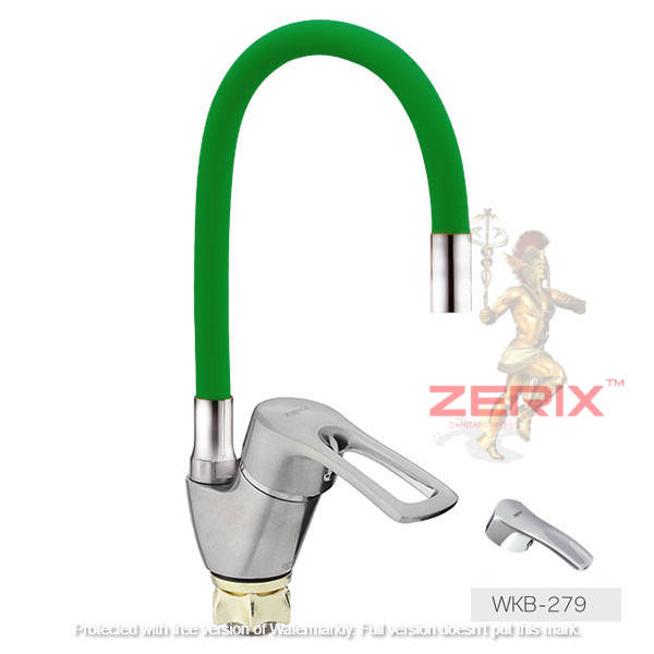

Смеситель для кухни ZERIX YUB 279 REFLECTOR GREEN, Зелёный