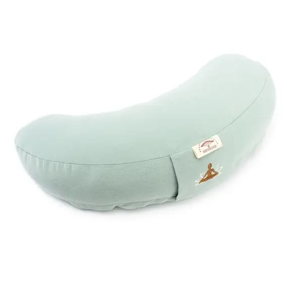 

Подушка для медитации и йоги с гречневой шелухой ТМ Идея 46*25*10см Мятный, Салатовый