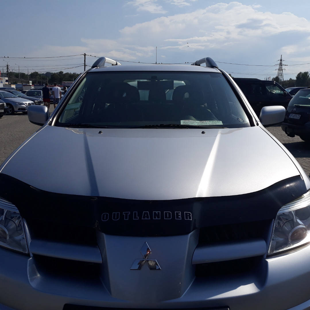 

Дефлектор капота, мухобойка Mitsubishi Outlander с 2001-2007г.в VT-52