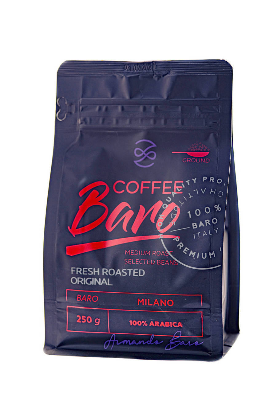 

BARO Milano, кофе молотый 250 г
