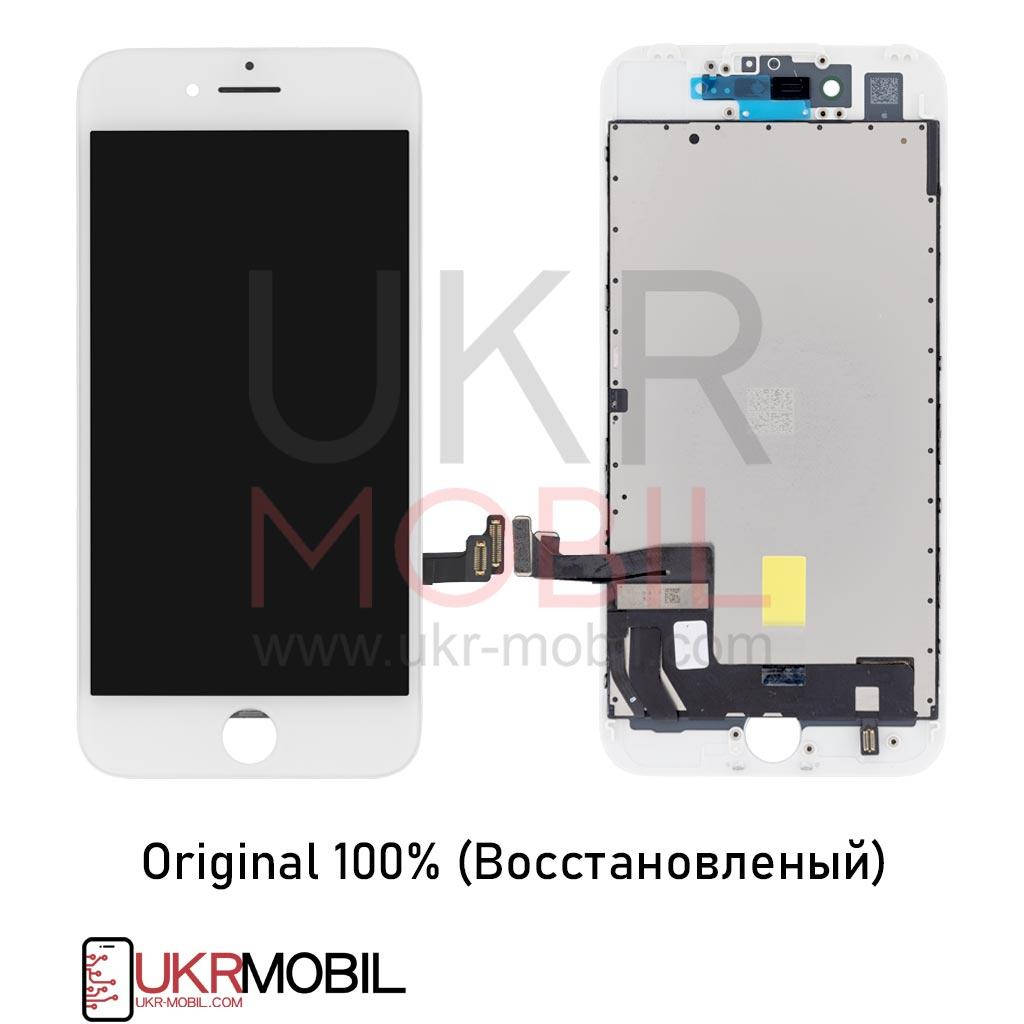 

Дисплей Apple iPhone 7, с тачскрином, Original (Восстановленый), White, Белый