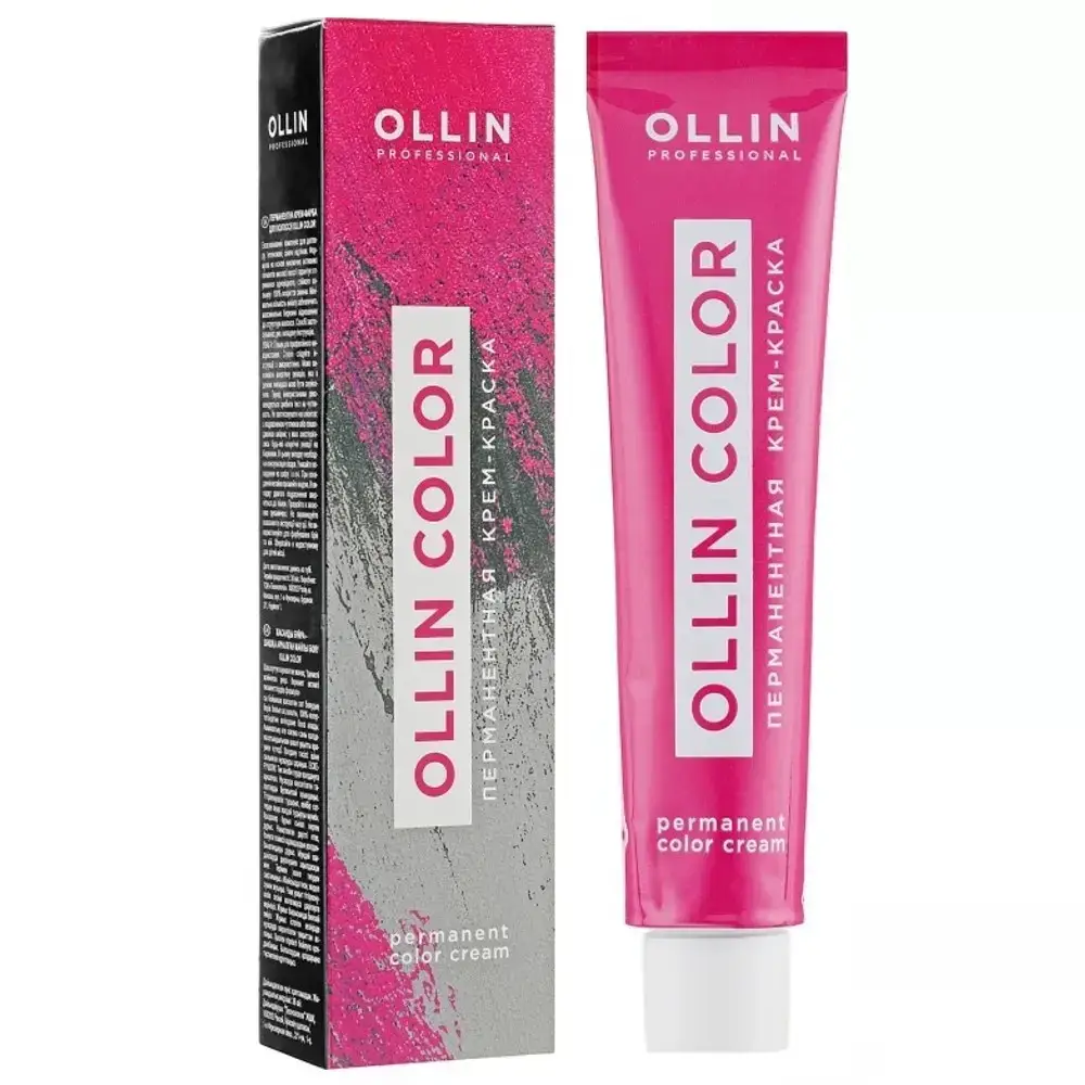 

Перманентная крем-краска для волос Ollin Professional Color 1/0 иссиня-черный 60 мл