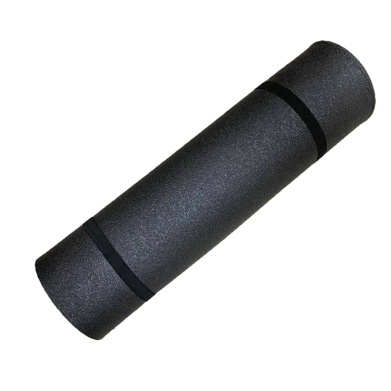 

Большой каремат черный теплый тактический 10мм толщина 200х60см с резинкками