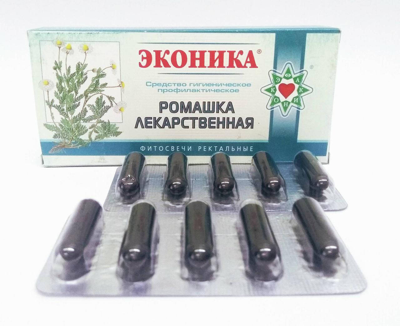 

Свечи ромашка лекарственная Эконика 10 штук в упаковке