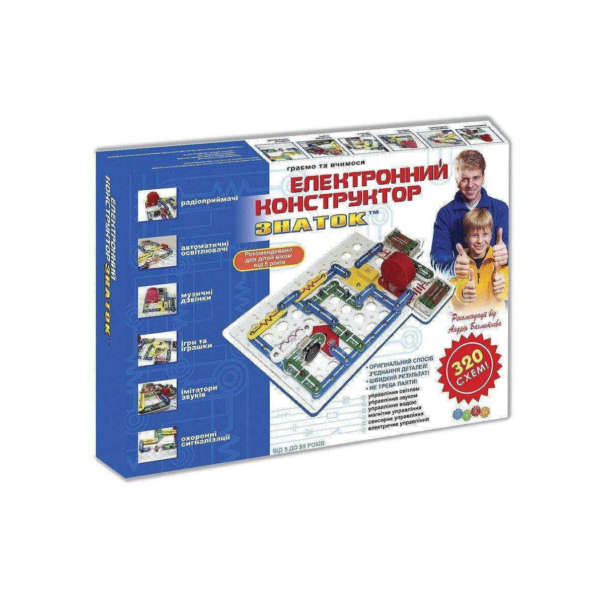 

Электронный конструктор Знаток 320 схем Znatok REW-K002