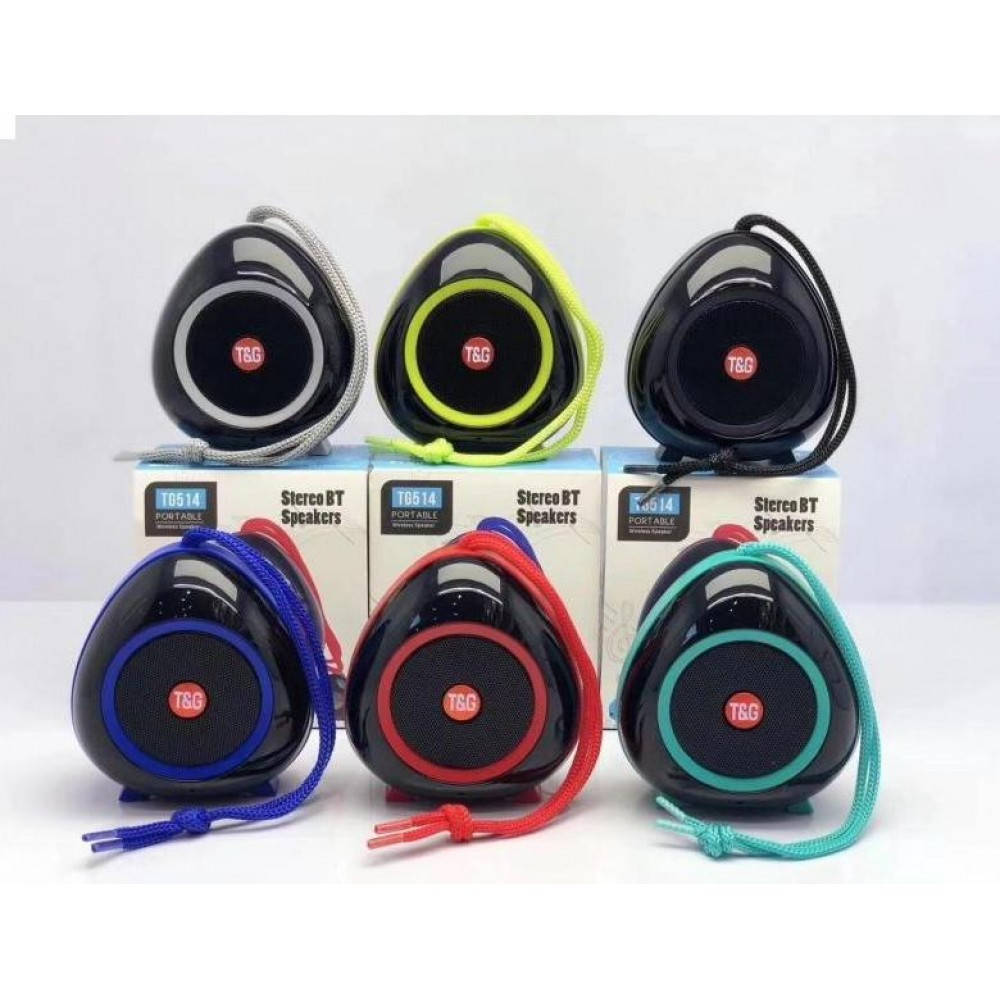 

Портативная колонка TG 514 с Bluetooth 1 динамик, SD, USB, FM, портативная колонка, колонка для MP3, блютус