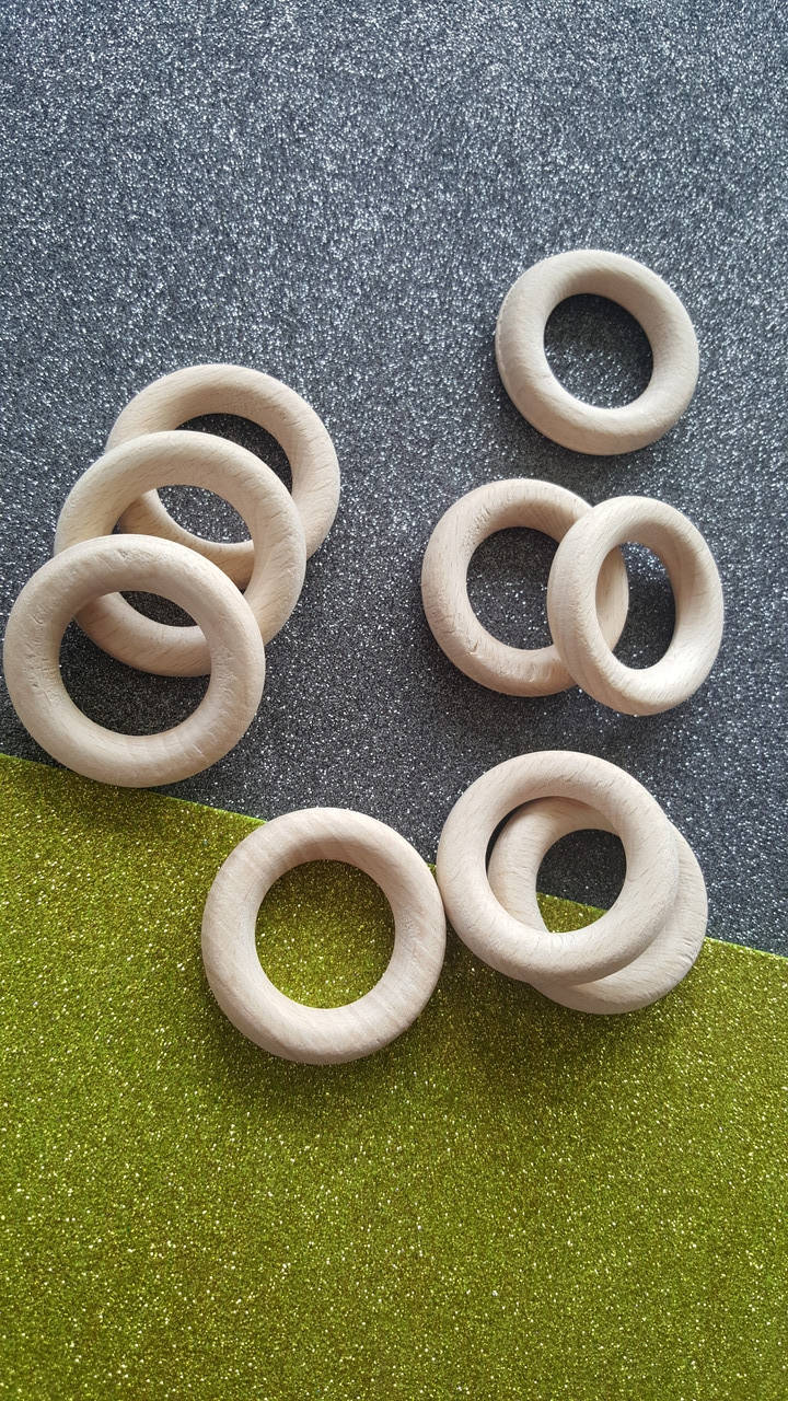 

Кольцо деревянное для макраме, слингобус 4,2 см