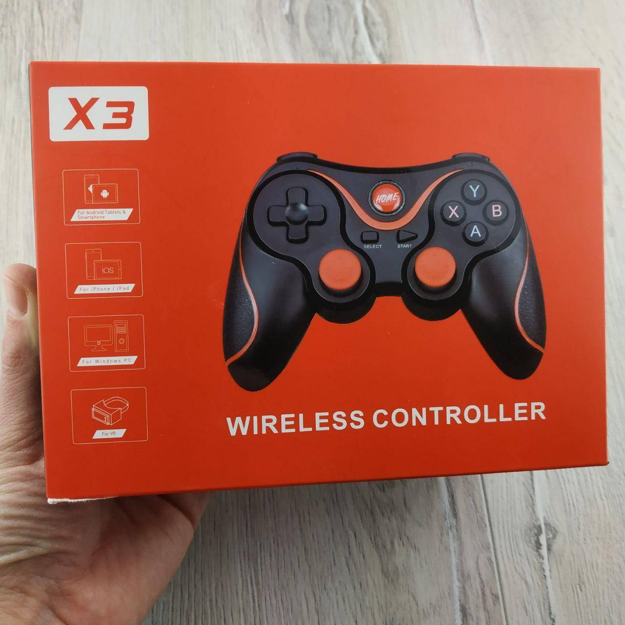 

Джойстик X3 беспроводной геймпад bluetooth для Android PC gamepad телефона планшета Пк, Черный
